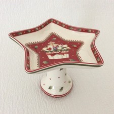 Villeroy & Boch Winter Bakery Delight Sternschale mit Fuß - klein 13,5 cm/5'' - EUC