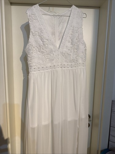 Brautkleid weiss spitze - brautkleid,
