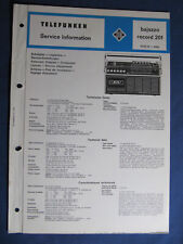 Telefunken  Bajazzo record 201