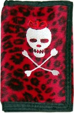 RED Leopard Leo GIRLIE SKULL