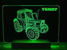A222-4 Fendt 280 S Traktor Schlepper LED Schild Oldtimer Maschine NEU Schmalspur