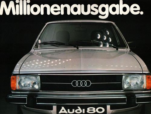 Prospekt audi von 1978 - ,