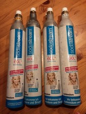 4 LEERE KOHLENSÄURE ZYLINDER Soda Stream