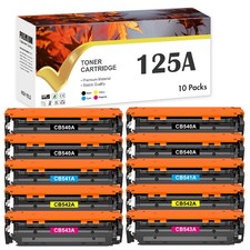 10x Toner für HP 125A CB540A