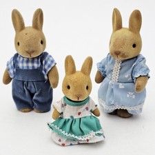 Simba BÄRENWALD Tierfigur HASEN FAMILIE Vater Mutter Kind Sylvanian Families