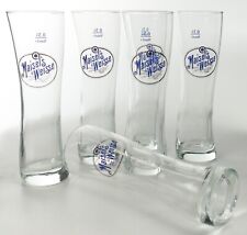 6 x Maisel's Weisse Weizenbier geschwungenes Design Glas 0,3l Biergarten 1273