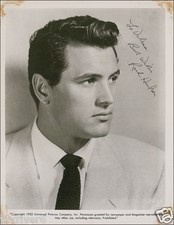 ROCK HUDSON signiertes Foto -