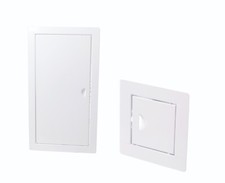 Revisionstür Revisionsklappe trockenbau metall Wartungstür Weiß Schnappverschluß