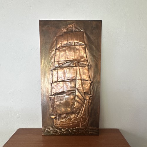 Kupfer relief wandbild - kupfer,