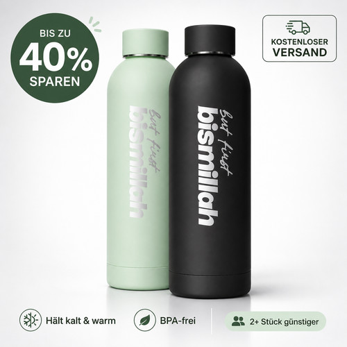 Trinkflasche 500ml edelstahl - trinkflasche,