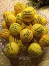 40 gebrauchte Tennisbälle