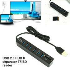 6`USB`Port`HUB`Adapter`mit`Mic