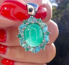 *LA LUNA* ANHÄNGER JADE GRÜN