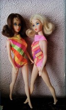  2 BARBIE TNT MARLO FLIP HAIR