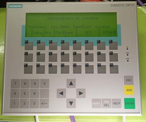 Siemens simatic op17 6av3 - op17-dp,