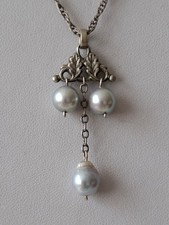 Silberkette antiker Anhänger