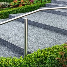 Steinteppich SET Ice Blue 4-8mm Marmorkies 200kg + PU-Bindemittel Set für 20m²