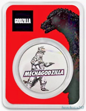 Silver Coin: 2024 Niue, "MECHAGODZILLA" 1 oz Silver Coin 0.999 in color