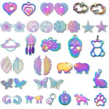 Edelstahl Anhänger Charms