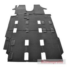 Gummimatten Gummifußmatten VW T5 Caravelle komplett Fahrgastraum ab Bj.2003 - Ro