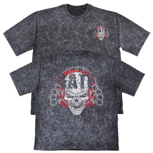 Hate skull brass - skull, knuckles