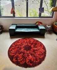 Rya Teppich Rund Space Age