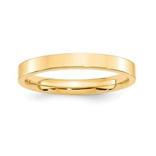 14k Gelbgold Unisex 3mm