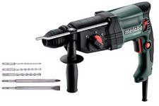 Metabo Kombihammer-Set KHE 2245 inkl. SDS-plus Bohrer-/Meisselset SP 5-teilig