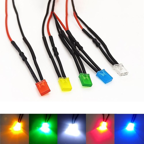 Led 2x5x7mm rechteckig - 2x5x7mm, flach