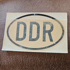 Länderkennzeichen DDR 1973 Ostalgie Dachbodenfund Auto IFA Schiebebild Kfz VEB