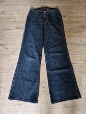 Jeans, Schlaghose, Gr. 27/32, blau