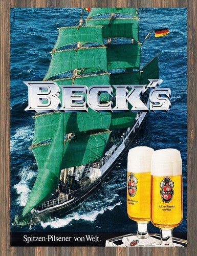 Beck bier reklame - beck's,