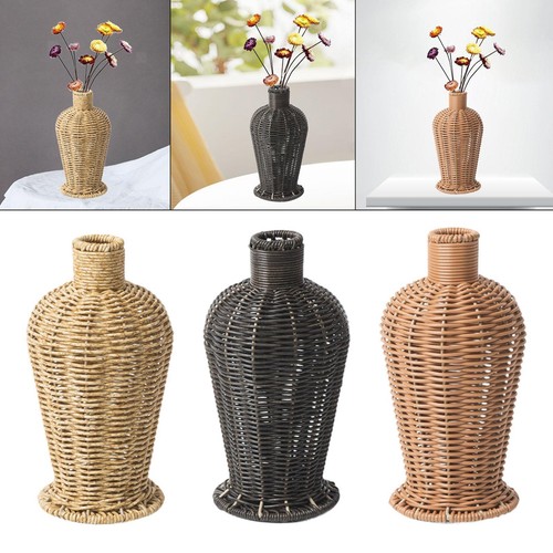 Simulierte rattan blumenvase - simulierte, rattan-blumenvase