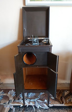 Antiker Grammophon Schrank Globophon Standgerät ca. 1930, Grammofon