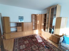 Hülsta Spectrum Wohnwand modular Vitrine Bücherregal Eckschrank HIFI TV Holz