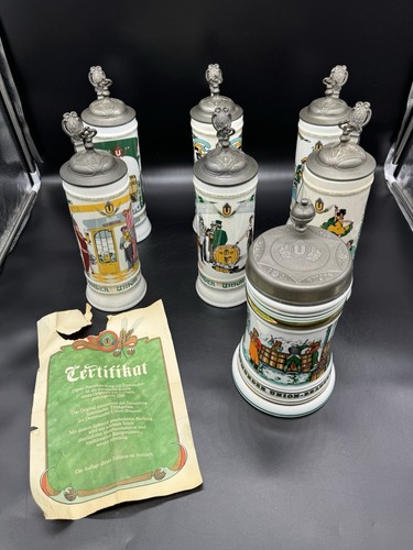 Porzellan bierkrüge mit - porzellan-bierkrüge,