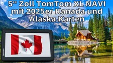 5 Zoll TomTom XL Navi mit Kanada Karten (2025) GPS für Urlaub Navigationsgerät