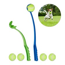 Ballschleuder für hunde Ballwerfer Set Tennisball-Werfer Kunststoff 4er Set