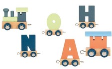 Buchstabenzug Polar, A-Z, Geburtstagszug, Namenszug, Buchstaben, Holz