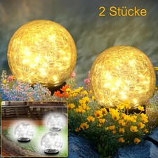2x Solarleuchten für Außen