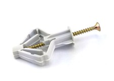 Gipskartondübel Rigipsdübel mit Schraube Hohlraumdübel Nylondübel 10x50