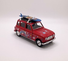 Welly Renault R4 mit Surfbrett,, Klassiker Oldtimer Modellauto ,,NEU‘‘