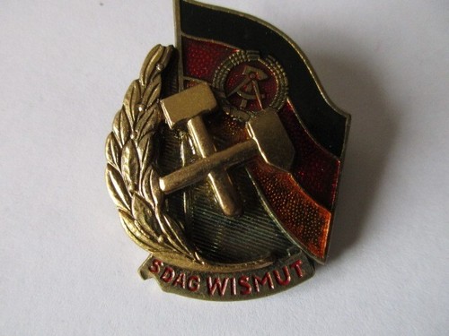 Ddr abzeichen sdag - abzeichen, wismut