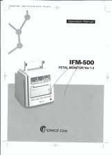 Bionics Bedienungsanleitung user manual für IFM 500 Fetal Monitor Copy