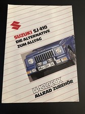 Suzuki SJ410 Autoprospekt Rarität 