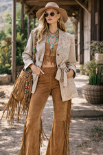 Vintage Wildlederjacke