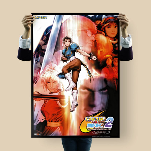 Capcom snk poster - capcom, vs