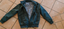 Blouson f. Herren, Gr. L, gefüttert, dunkelgrün, kariertes Futter, Top