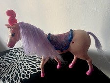 Barbie Glitzer Pferd Mit Rollen Mattel Rosa/lila Vintage 2005-2007 Selten