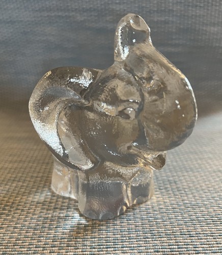 Alte goebel glasfigur elefant - glasfigur,